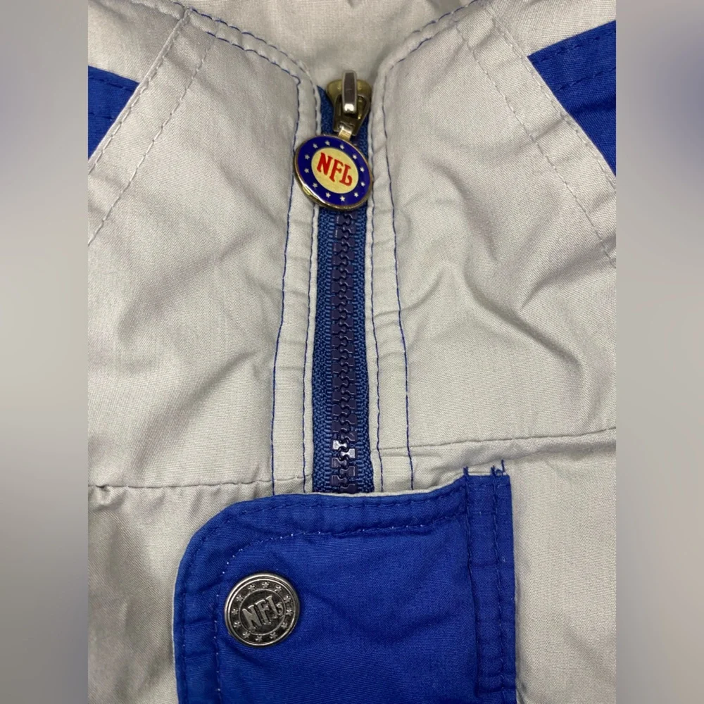 Vintage 90’s Dallas Cowboys Logo Triple Fat Goose NFL Puffer Jacket Men Sz LARGE